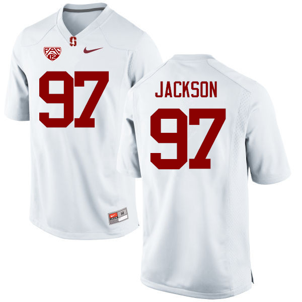 Men Stanford Cardinal #97 Dylan Jackson College Football Jerseys Sale-White